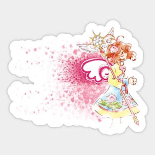 Sakura wings Sticker